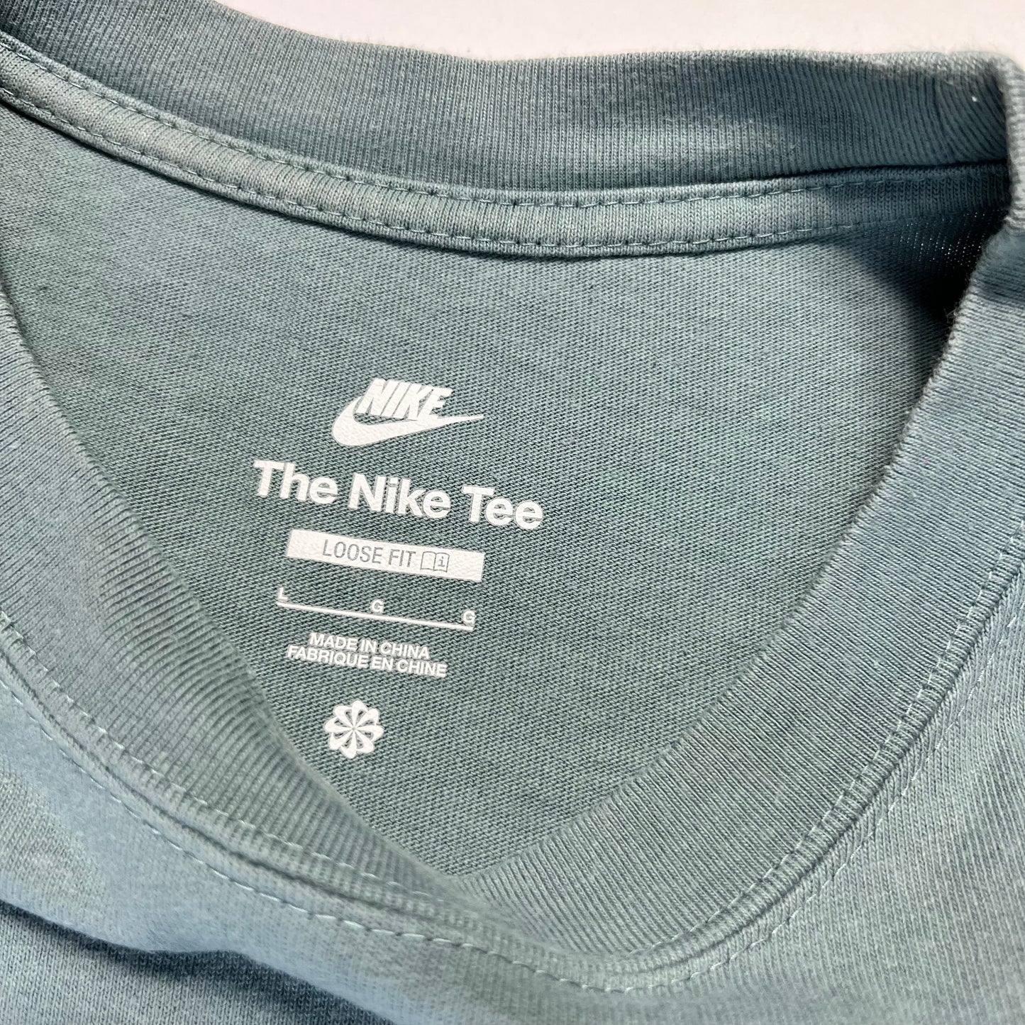 Nike Peace & Love Mintgreen T-Shirt L - Cats on Stacks VNTG