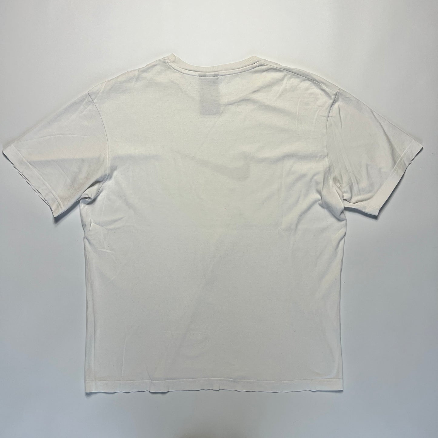 Vintage Y2K Nike Big Swoosh White T-Shirt L / XL - Cats on Stacks VNTG