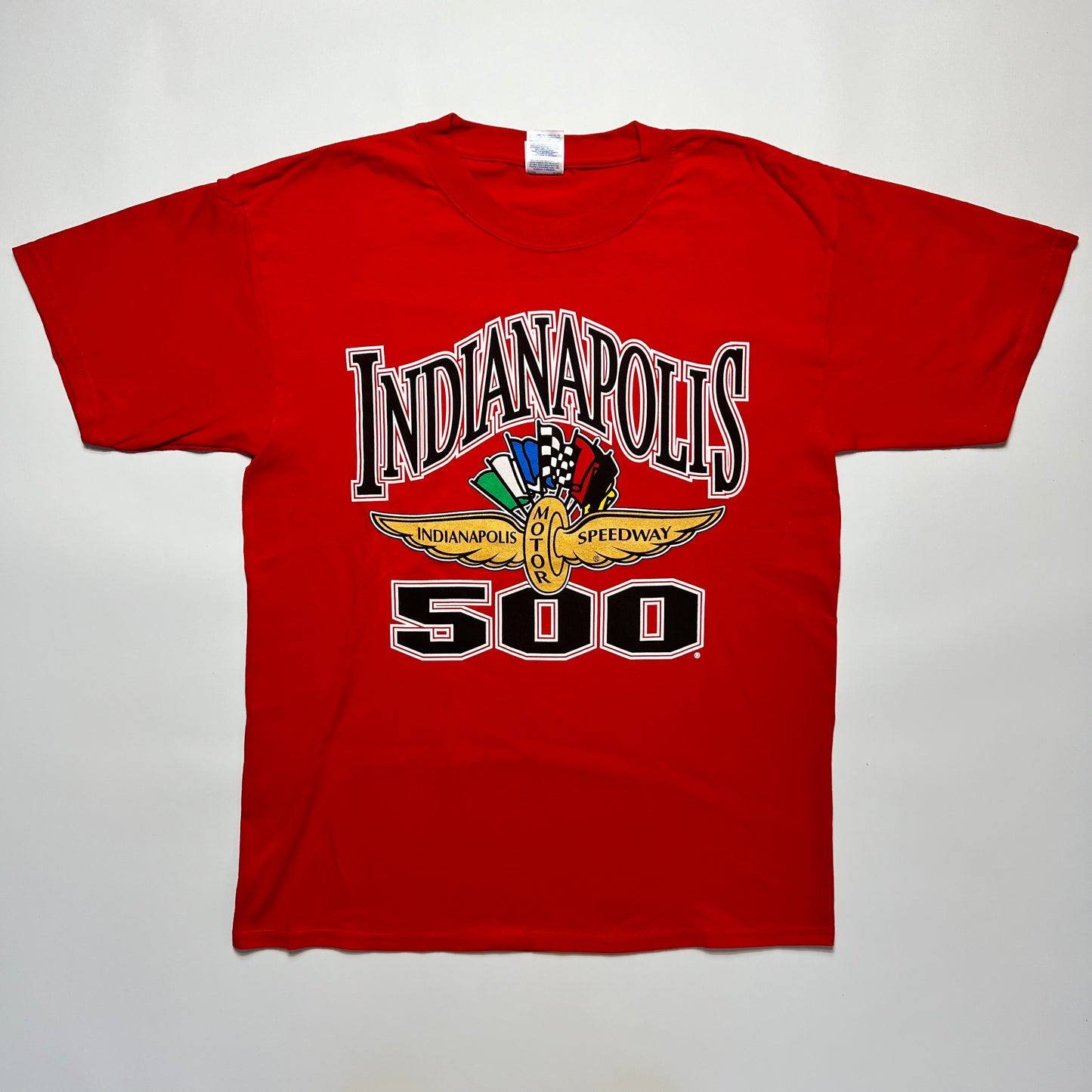 Indianapolis Red Racing T-Shirt L - Cats on Stacks VNTG
