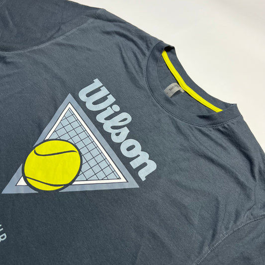 Wilson Tennis Club Gray T-Shirt L - Cats on Stacks VNTG