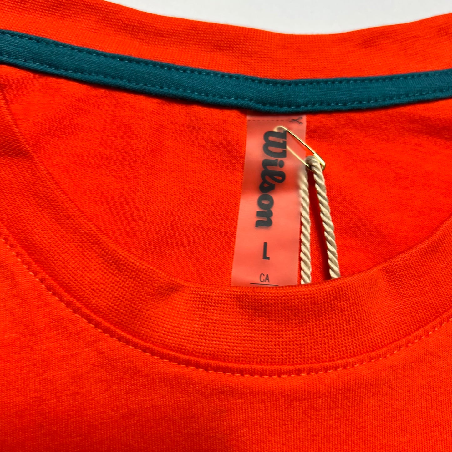 Wilson Tennis Club Orange T-Shirt L - Cats on Stacks VNTG
