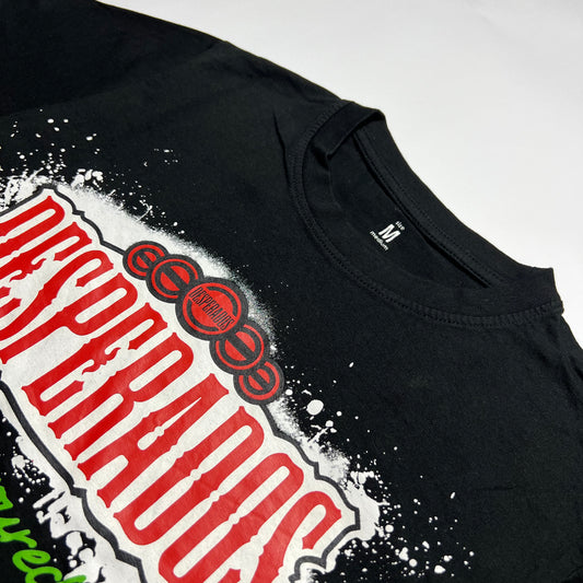 Y2K Desperados Black T-Shirt S / M - Cats on Stacks VNTG