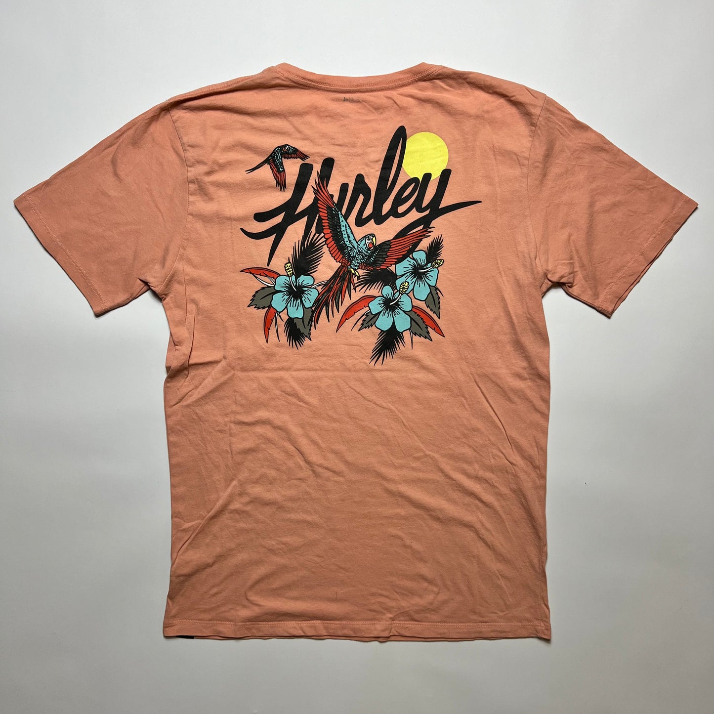 Hurley Paradise Peach T-Shirt S / M - Cats on Stacks VNTG