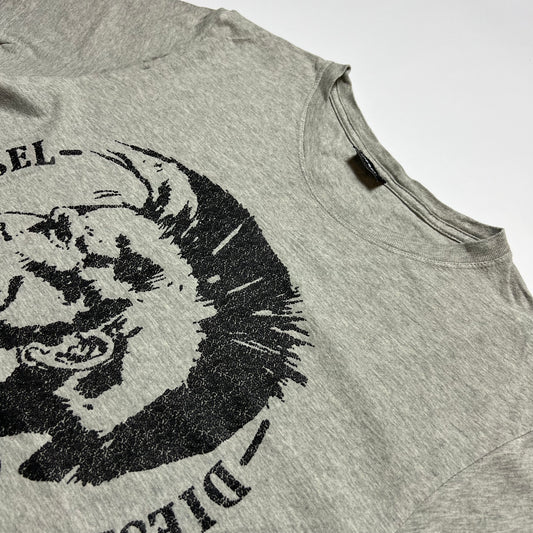 Diesel Only the Brave Gray T-Shirt M - Cats on Stacks VNTG