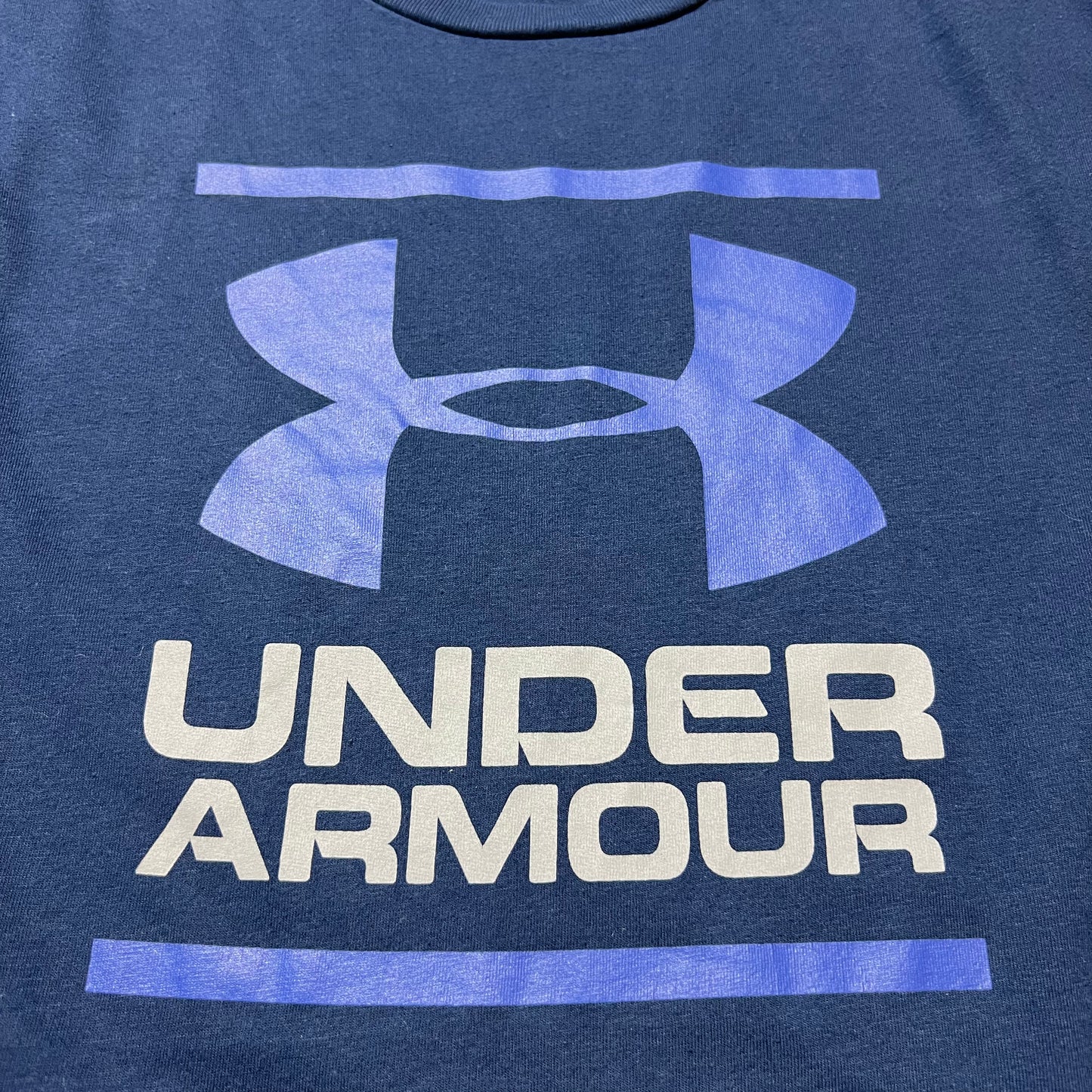 Under Armour Blue Sports T-Shirt M - Cats on Stacks VNTG