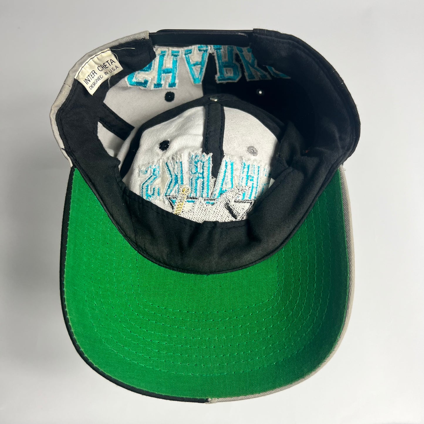 Vintage San Jose Sharks Hockey Snapback Cap - Cats on Stacks VNTG