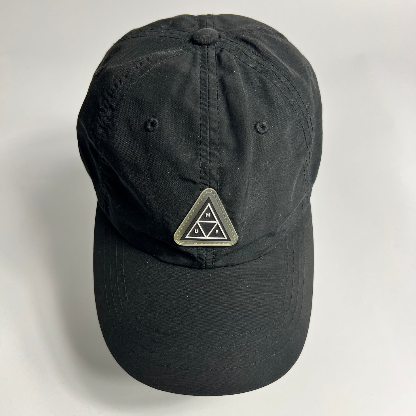 HUF Technology Black Strapback Cap - Cats on Stacks VNTG