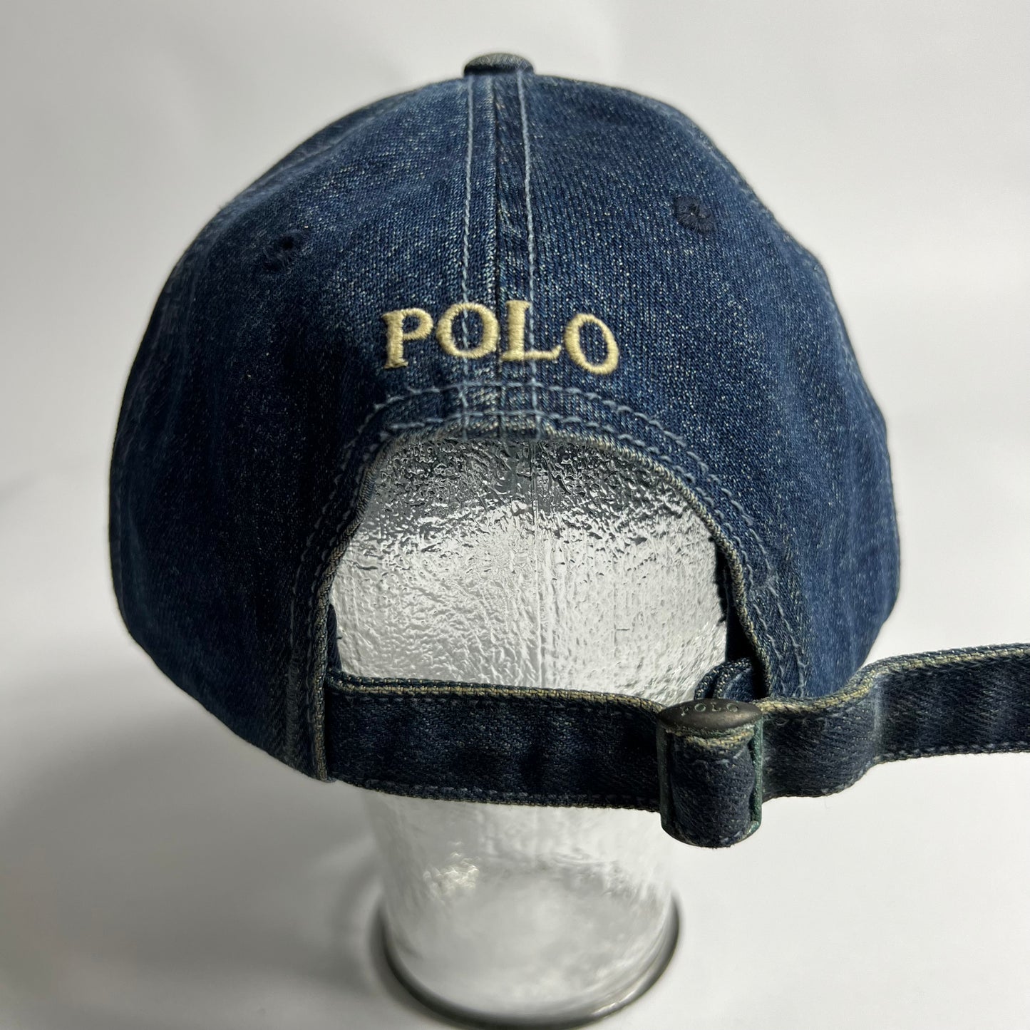 Denim Ralph Lauren Polo Strapback Cap - Cats on Stacks VNTG