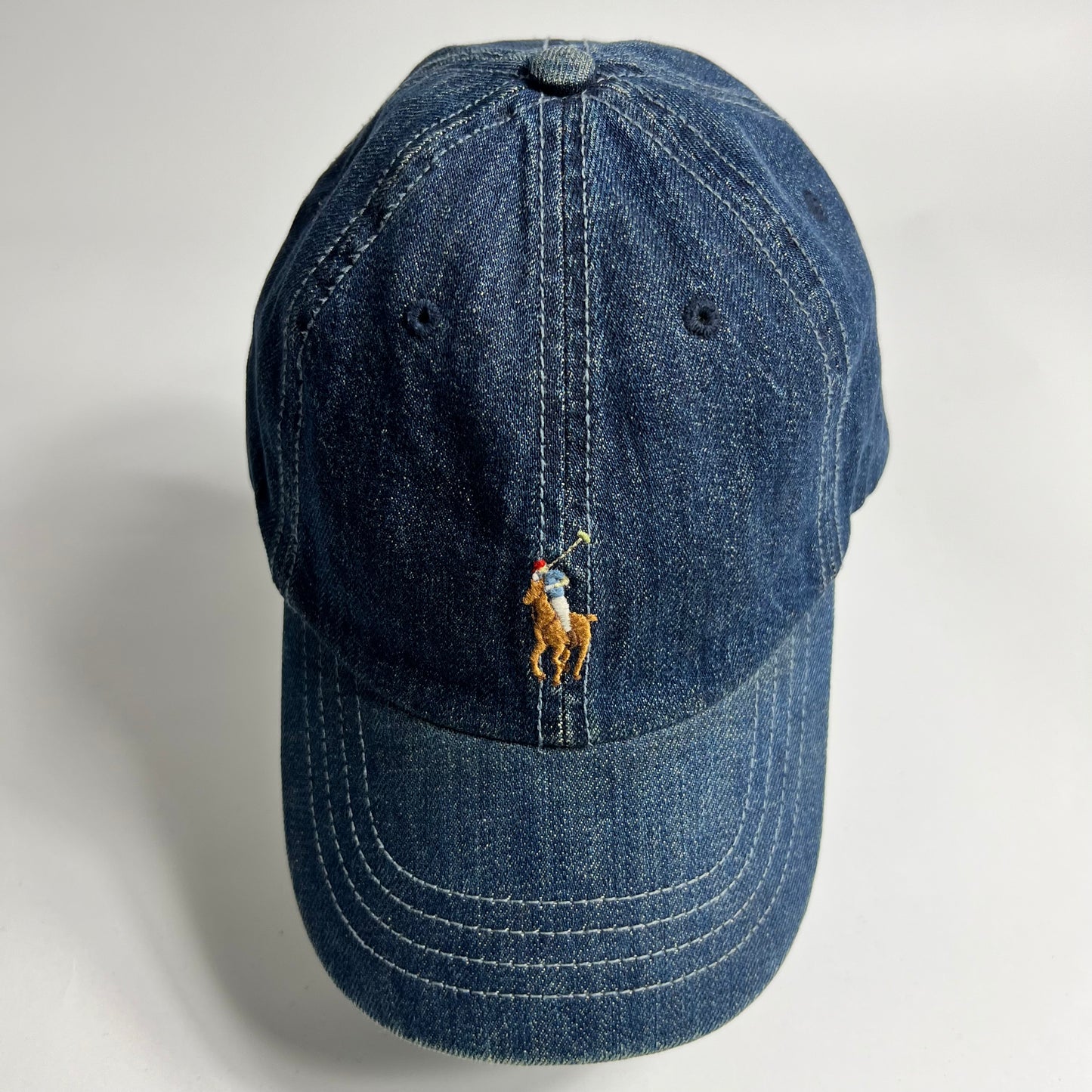 Denim Ralph Lauren Polo Strapback Cap - Cats on Stacks VNTG