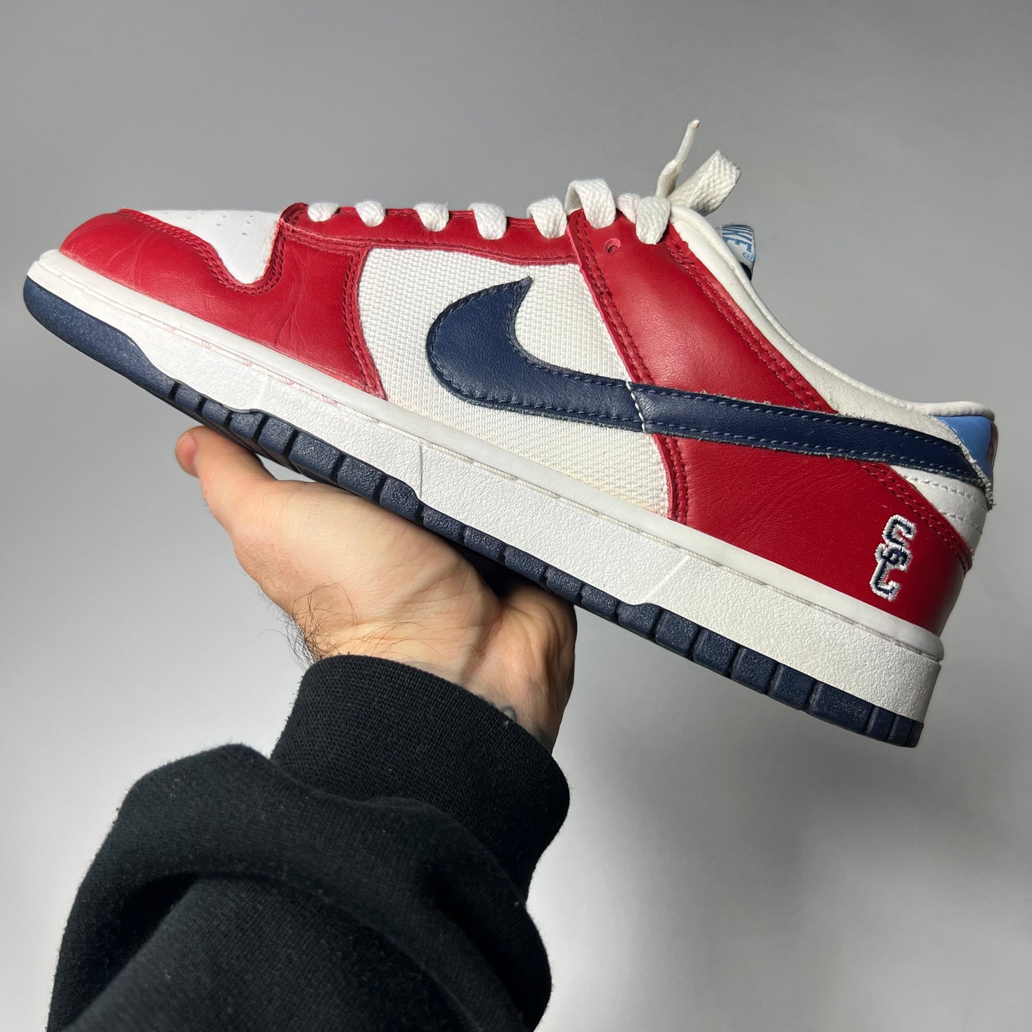 Vintage Nike Dunk Low Supreme Court Red 42,5 / 304714-146 - Cats on Stacks VNTG