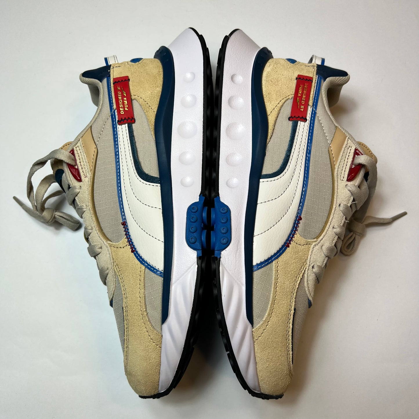 Puma Wild Rider Displaced Sand 41 / 384622-01 - Cats on Stacks VNTG