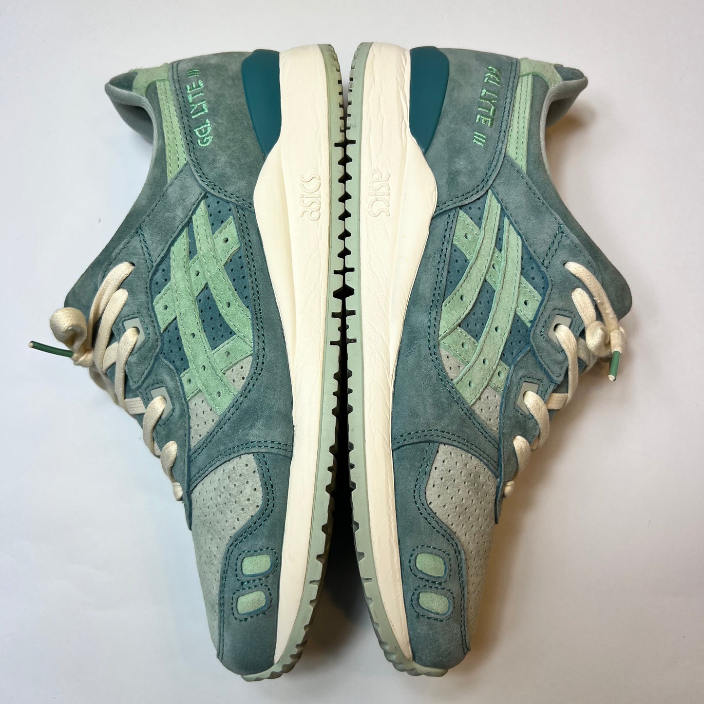 Asics Gel Lyte III "Kadomatsu Pack" Seafoam 42 / 1201A164-300 - Cats on Stacks VNTG