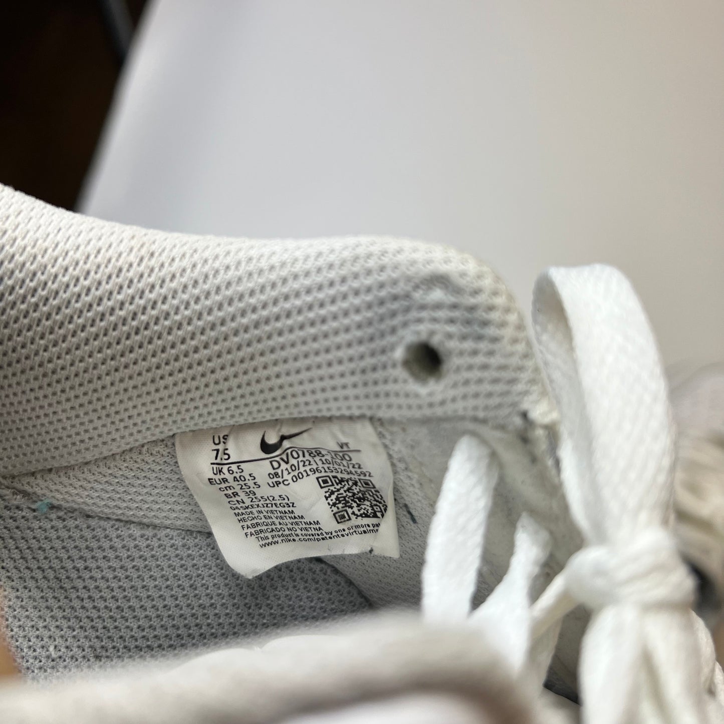 Nike Air Force 1 Low White Wolf Gray 40,5 / DV0788-100 - Cats on Stacks VNTG