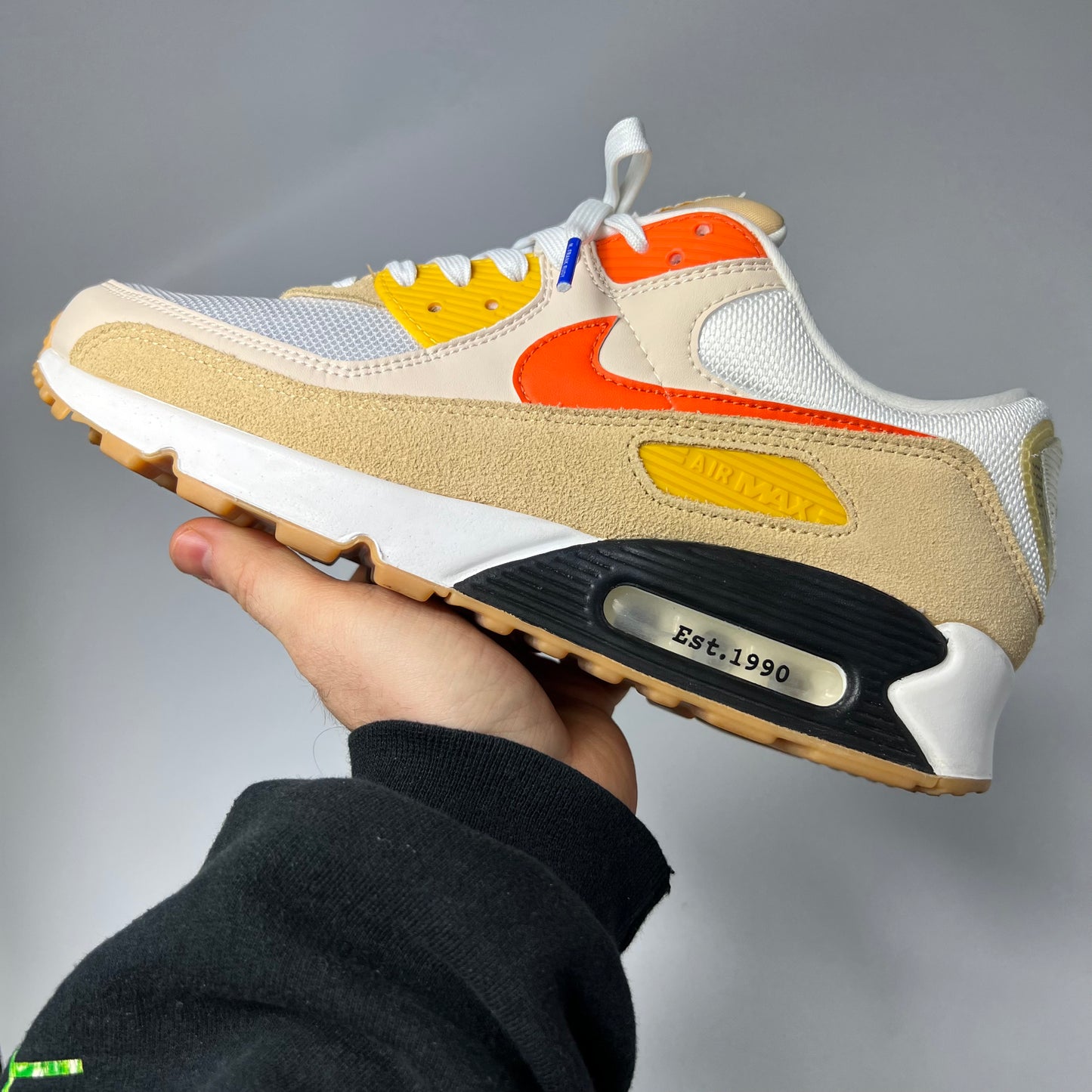 Nike Air Max 90 "M. Frank Rudy" Sesame 42,5 / FB4315-100 - Cats on Stacks VNTG
