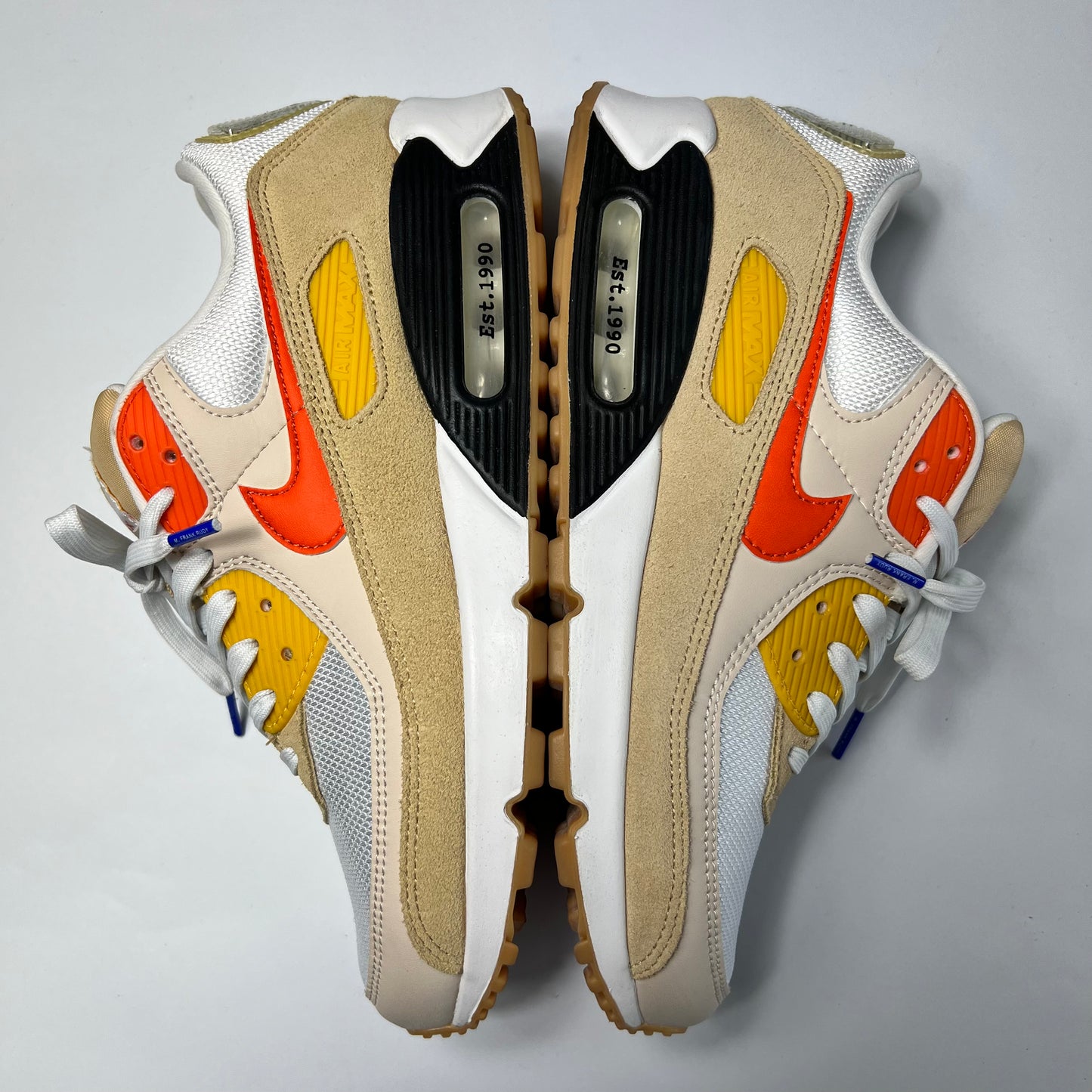 Nike Air Max 90 "M. Frank Rudy" Sesame 42,5 / FB4315-100 - Cats on Stacks VNTG