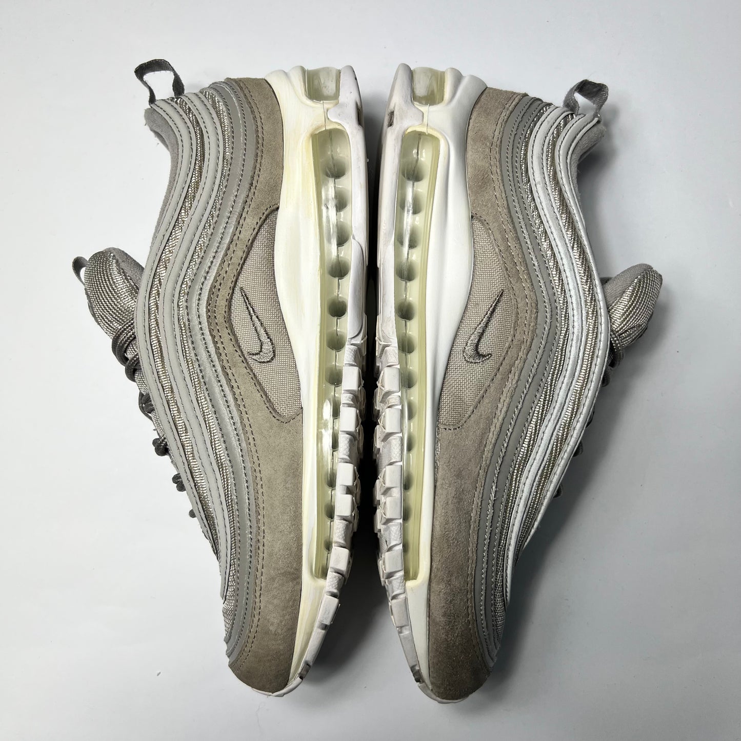 Nike Air Max 97 Gray Cobblestone 44 / 921826-002 - Cats on Stacks VNTG