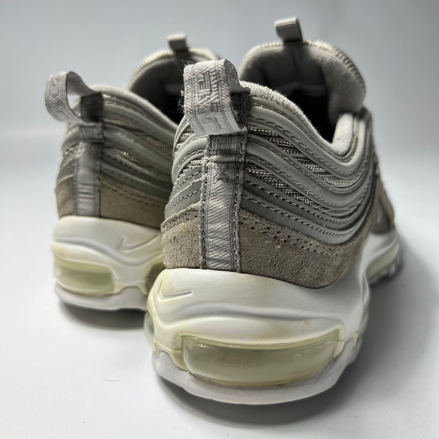 Nike Air Max 97 Gray Cobblestone 44 / 921826-002 - Cats on Stacks VNTG