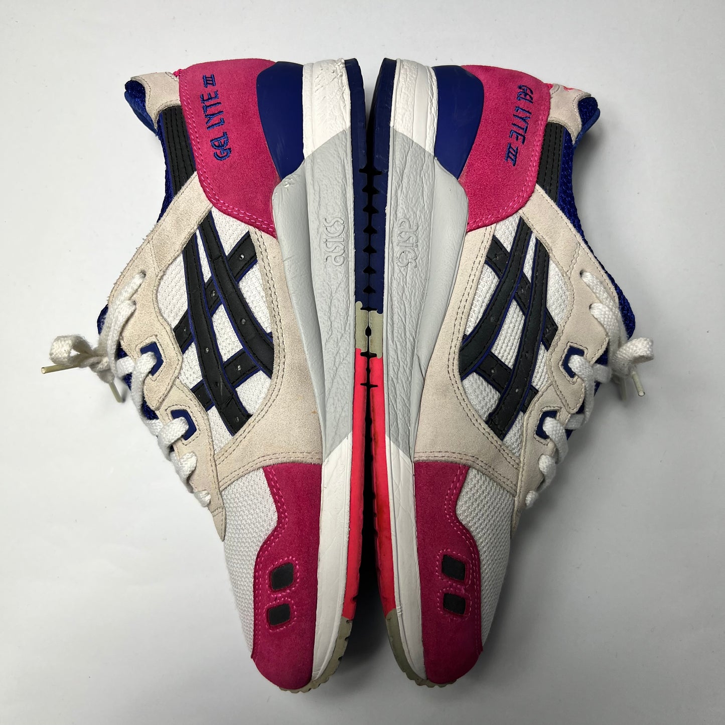 Asics Gel Lyte III White Black 42,5 / H301N - Cats on Stacks VNTG