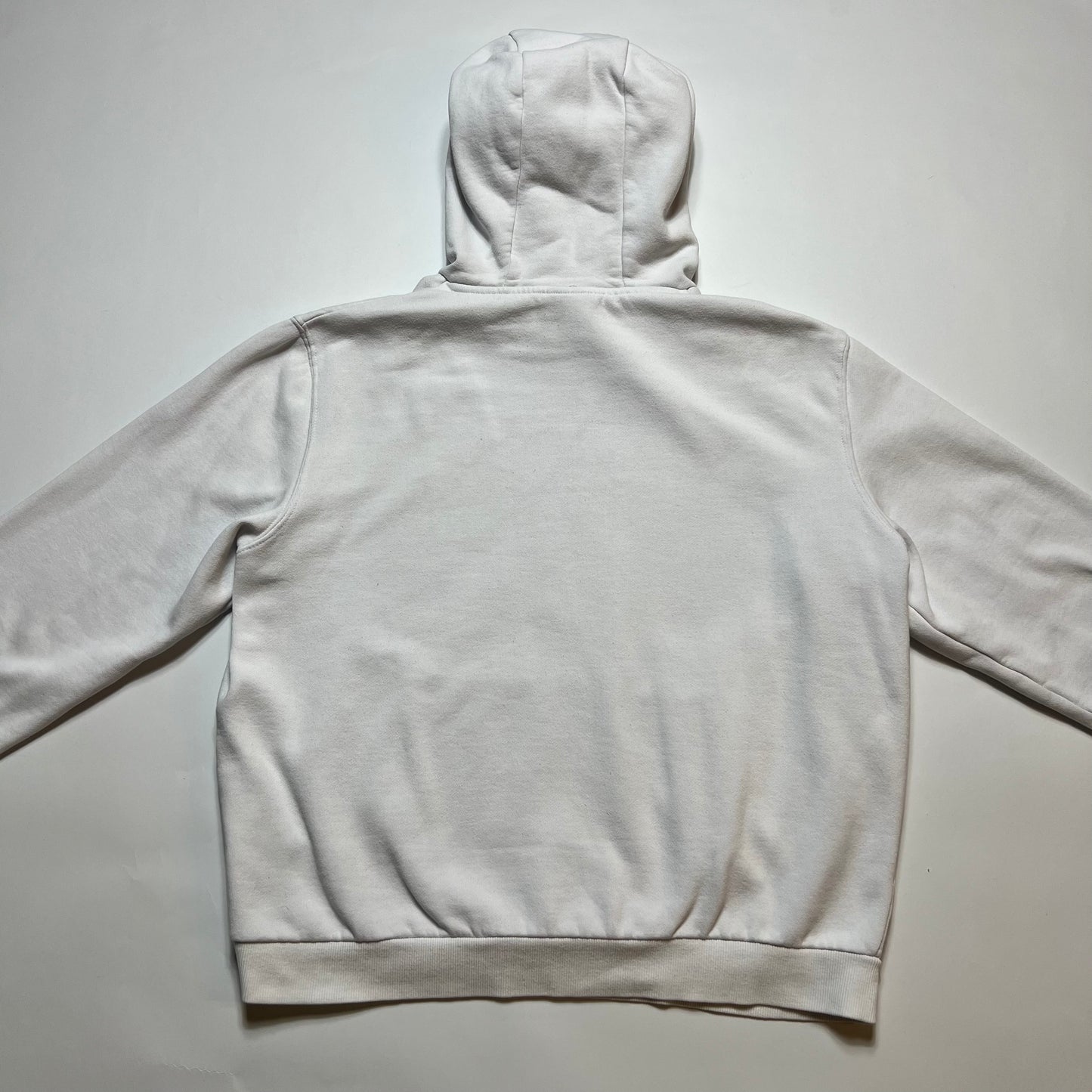 Ellesse Big Patch White Crop Hoodie L / XL - Cats on Stacks VNTG