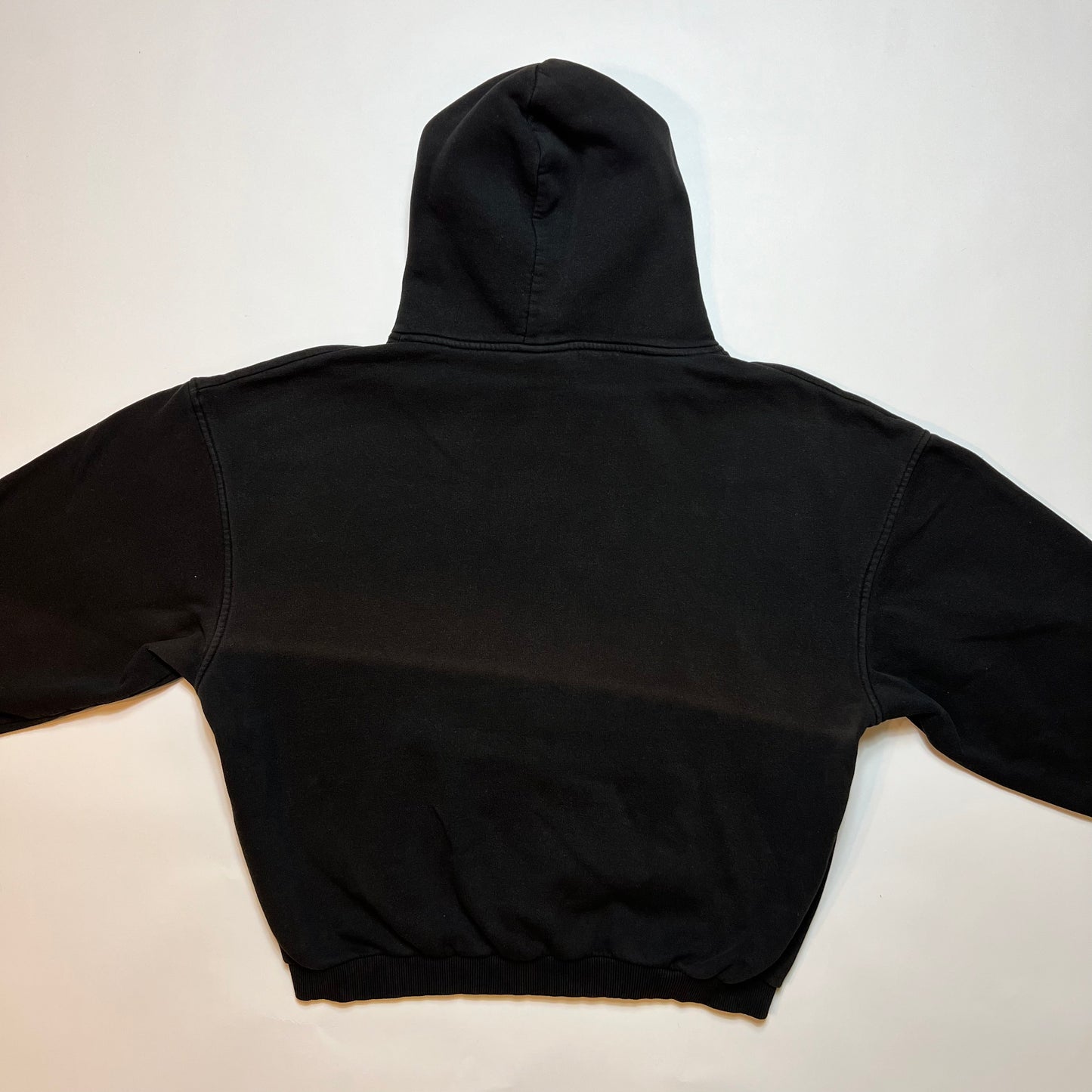 PESO Black Mini Script Hoodie XL - Cats on Stacks VNTG