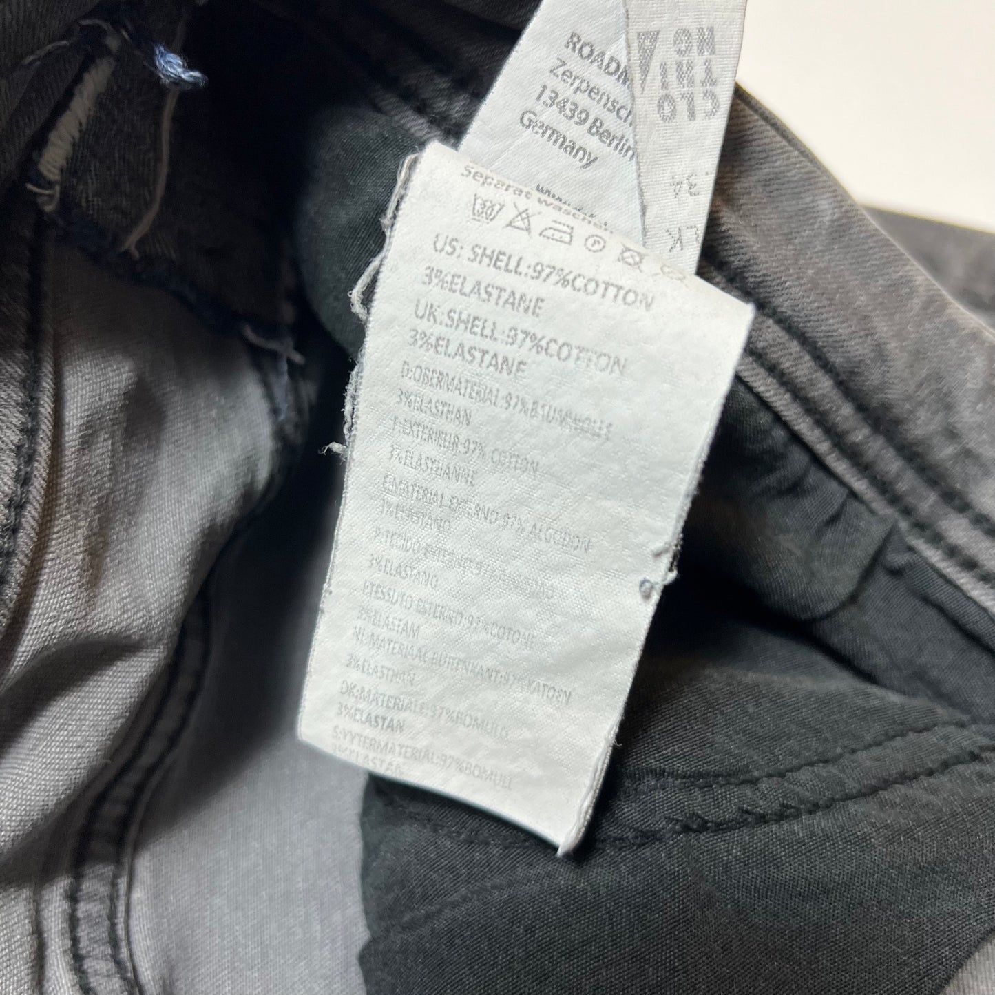Def Ripped Gray Jeans 38/34 - Cats on Stacks VNTG