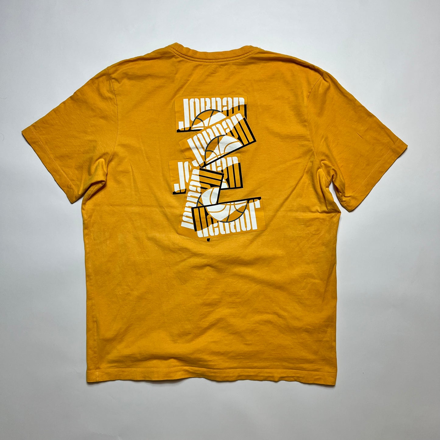 Air Jordan Jumpman Yellow Brick T-Shirt L - Cats on Stacks VNTG