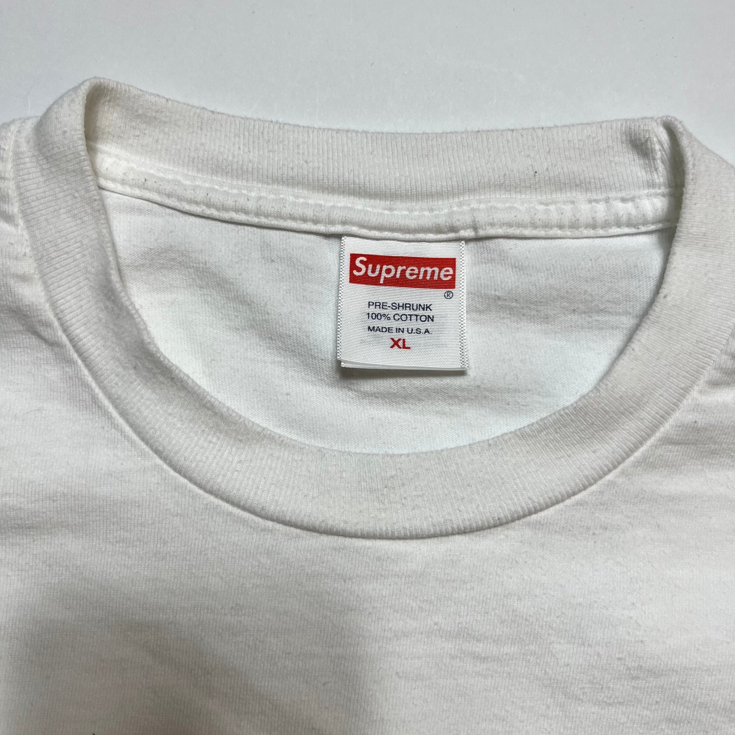 Supreme White Mont Blanc T-Shirt XL - Cats on Stacks VNTG