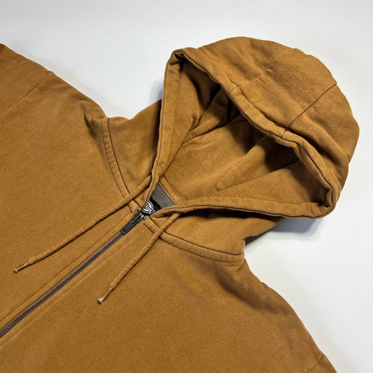 Y2K Dickies Lined Brown Zip Hoodie L - Cats on Stacks VNTG