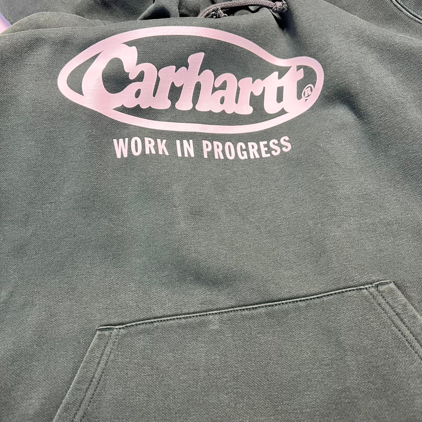 Carhartt Green Hooded Oval Sweat Hoodie XL - Cats on Stacks VNTG