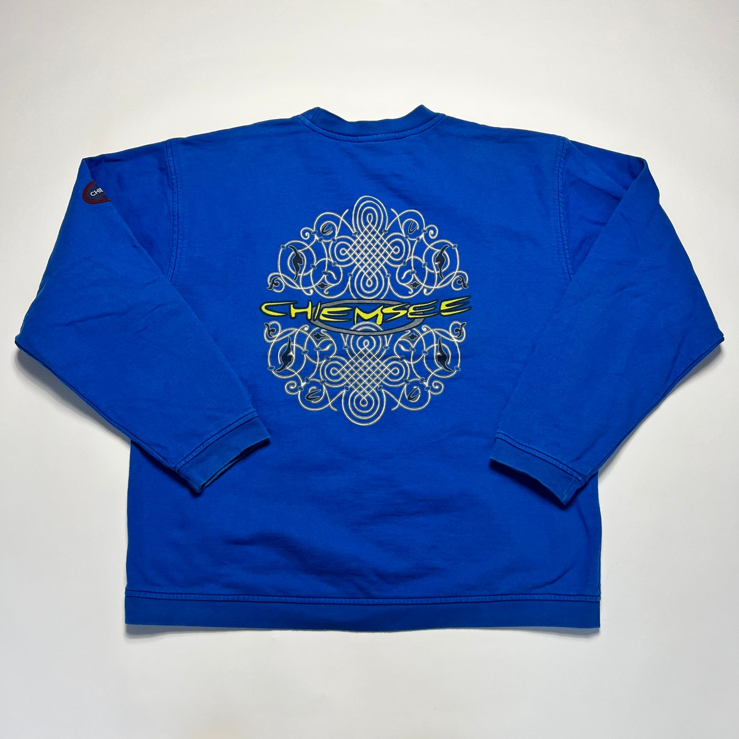 Vintage Chiemsee Natural Tribal Crewneck L - Cats on Stacks VNTG