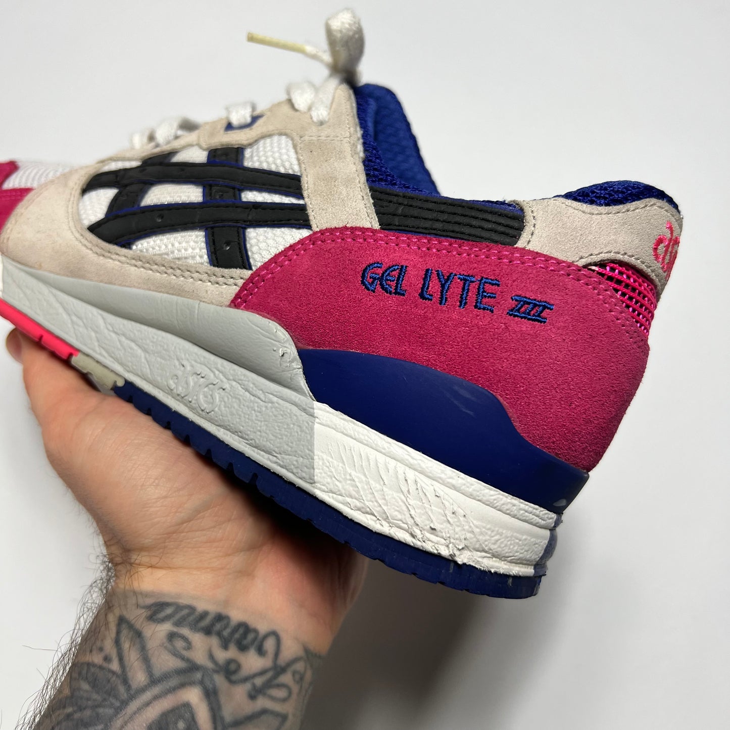 Asics Gel Lyte III White Black 42,5 / H301N - Cats on Stacks VNTG