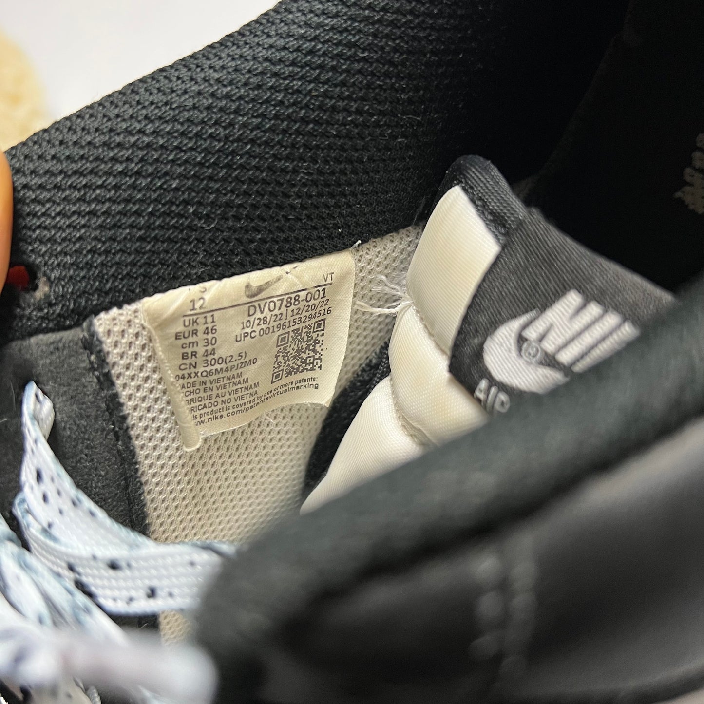 Nike Air Force 1 Low White Panda 46 / DV0788-001 - Cats on Stacks VNTG