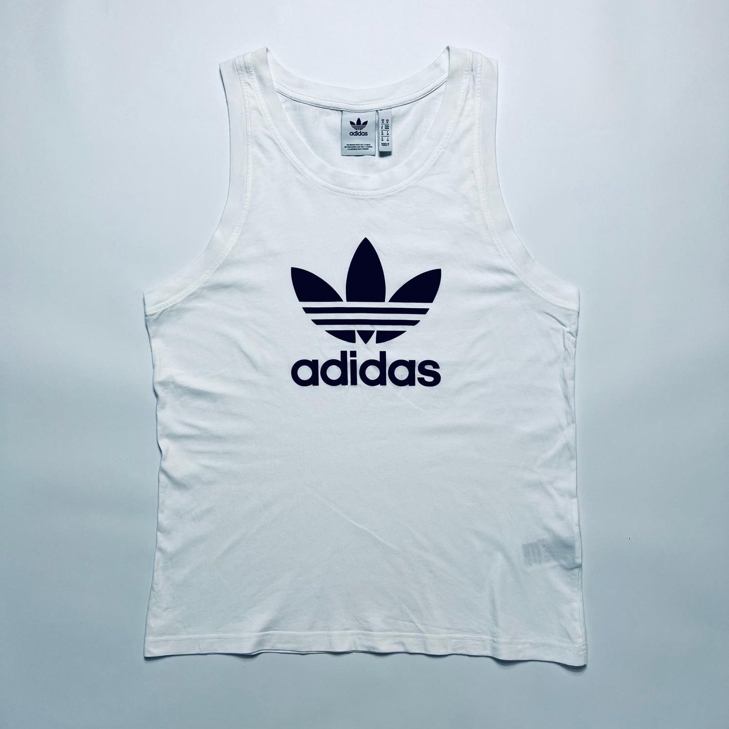 Adidas Big Trefoil Tanktop Shirt S / M - Cats on Stacks VNTG