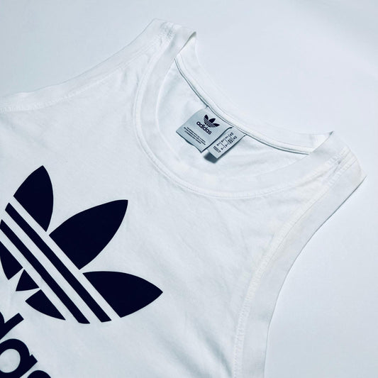 Adidas Big Trefoil Tanktop Shirt S / M - Cats on Stacks VNTG