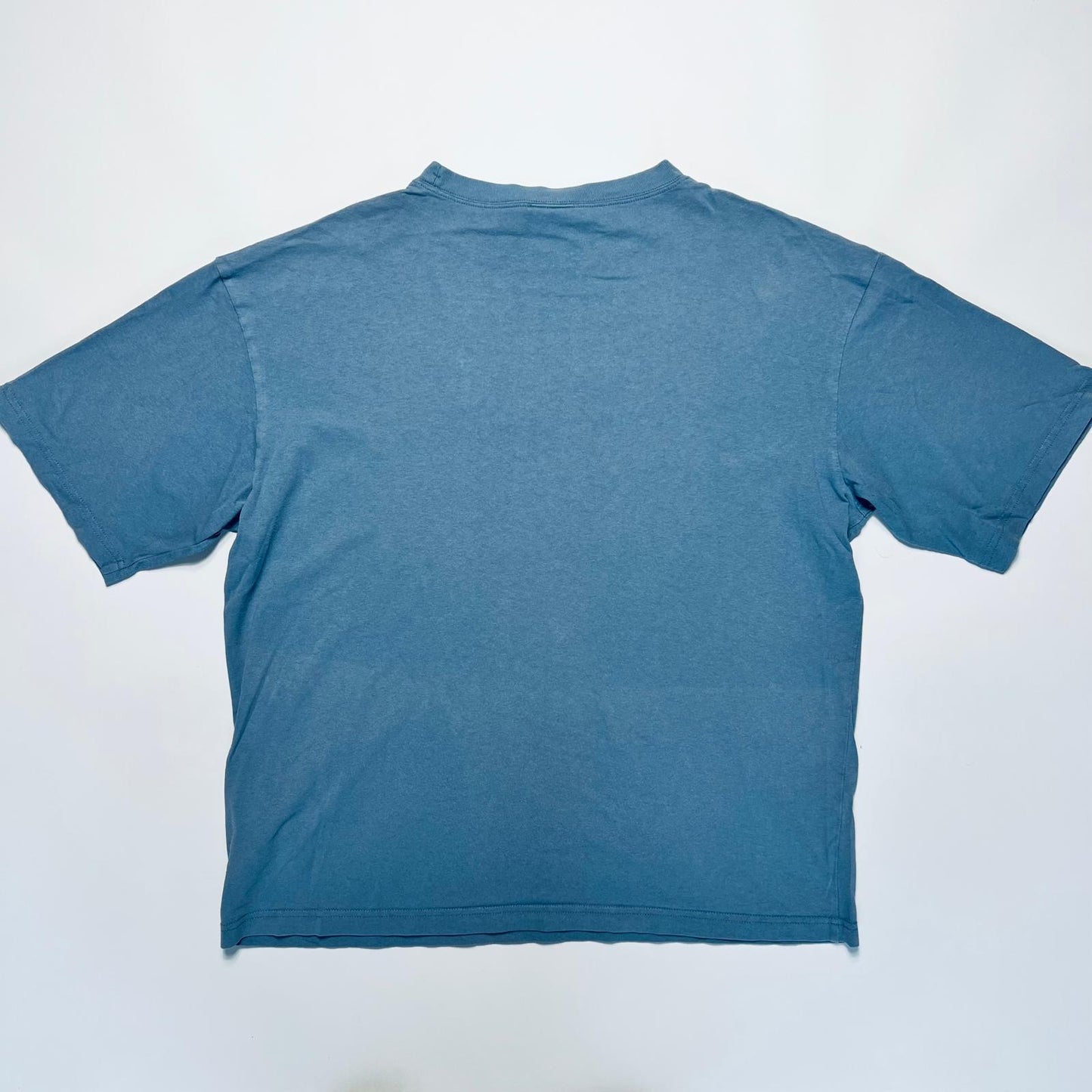 Champion Blue Script T-Shirt M / L - Cats on Stacks VNTG