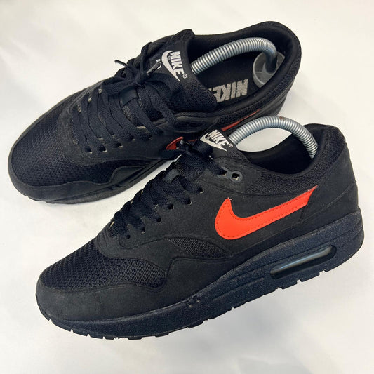 Nike Air Max 1 ID Orange Matt Schwarz 943756-983 Größe 42,5 - Cats on Stacks VNTG