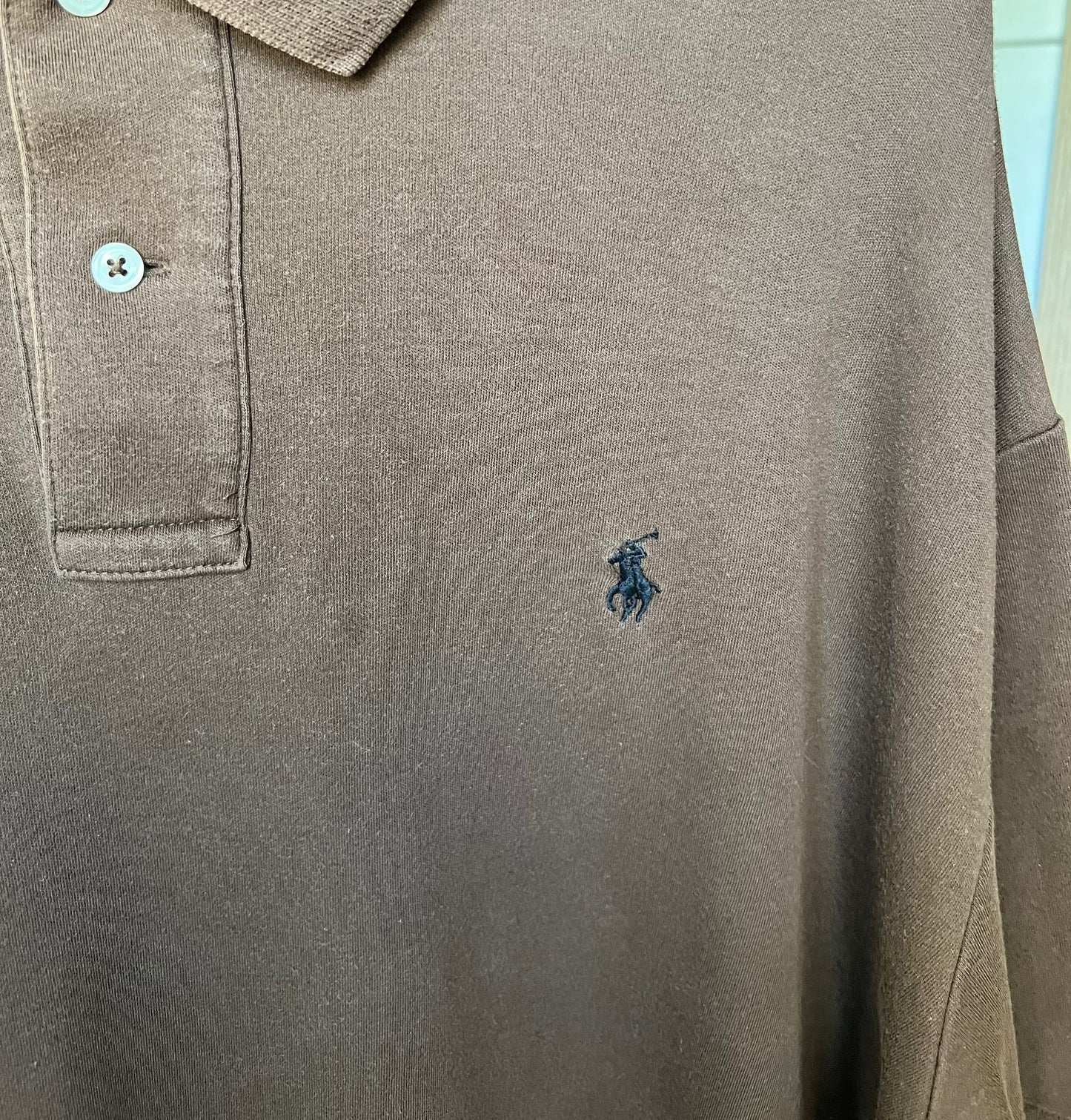 Vintage Ralph Lauren Brown Polo Shirt XL / XXL - Cats on Stacks VNTG