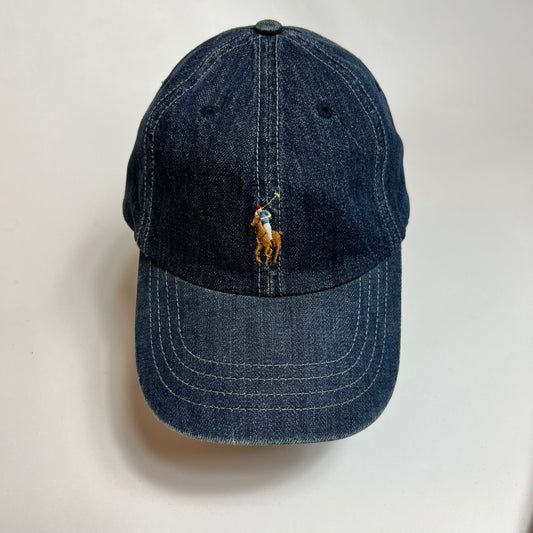 Denim Ralph Lauren Polo Strapback Cap - Cats on Stacks VNTG