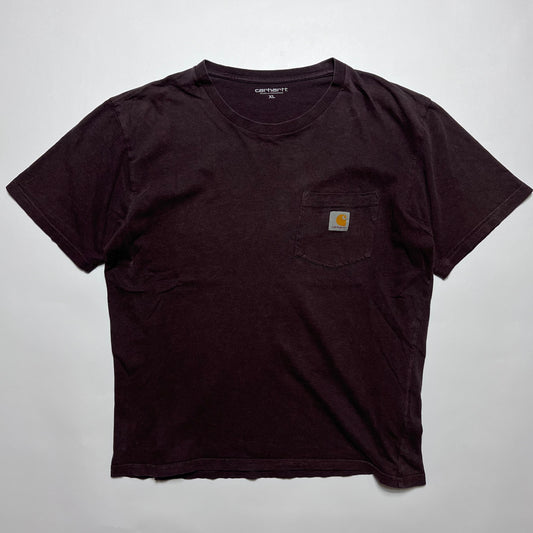 Carhartt Dark Purple Pocket T-Shirt M / L - Cats on Stacks VNTG