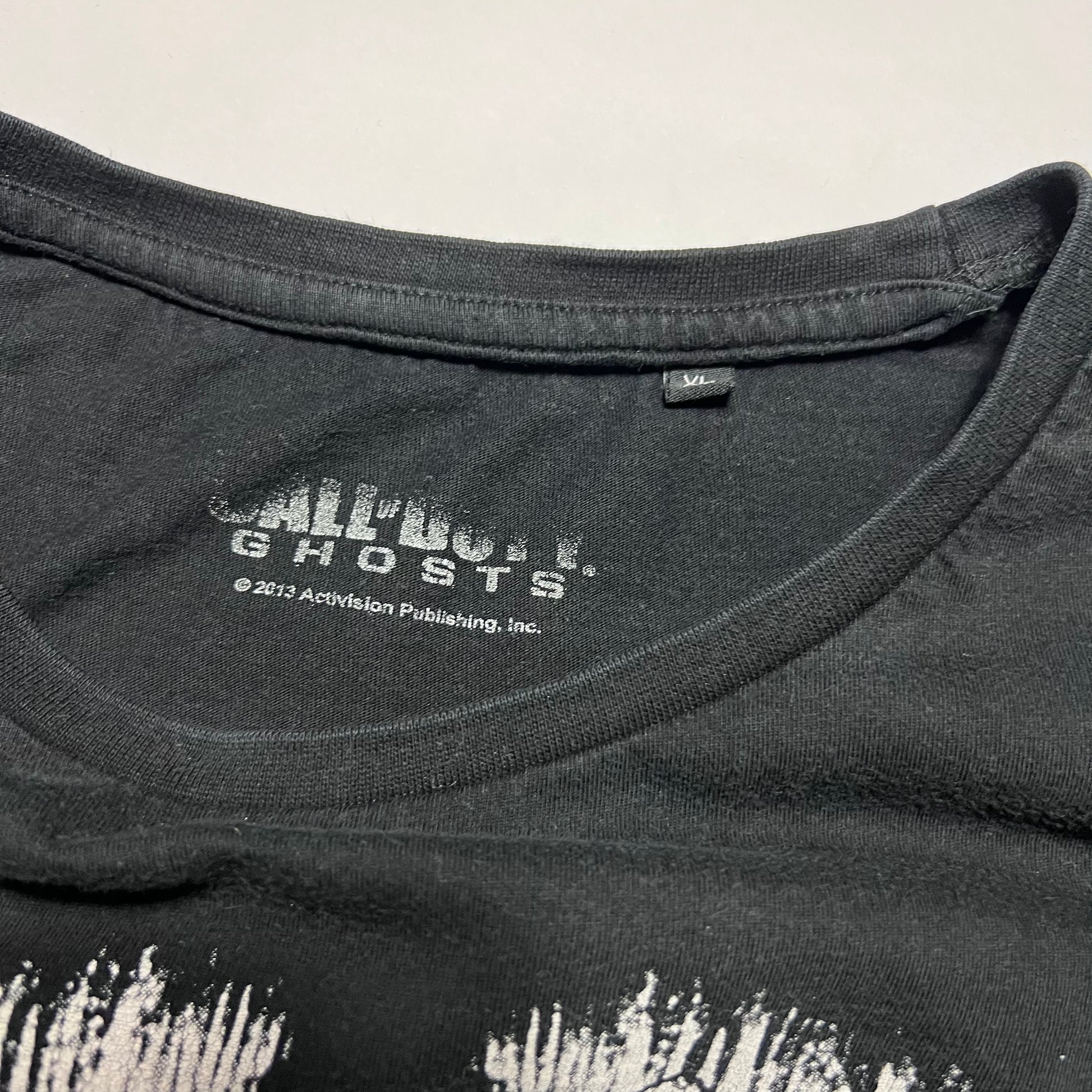 Call of Duty Ghosts Black T-Shirt M - Cats on Stacks VNTG