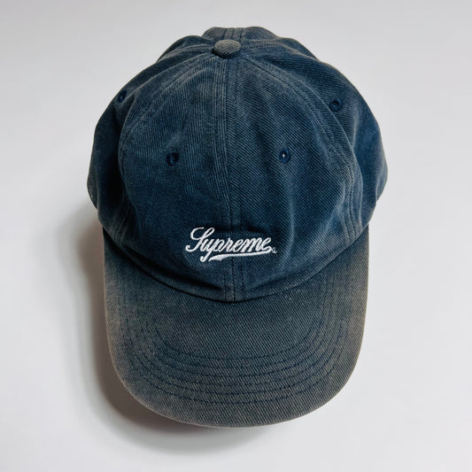 Supreme Script Dark Blue Strapback Cap - Cats on Stacks VNTG