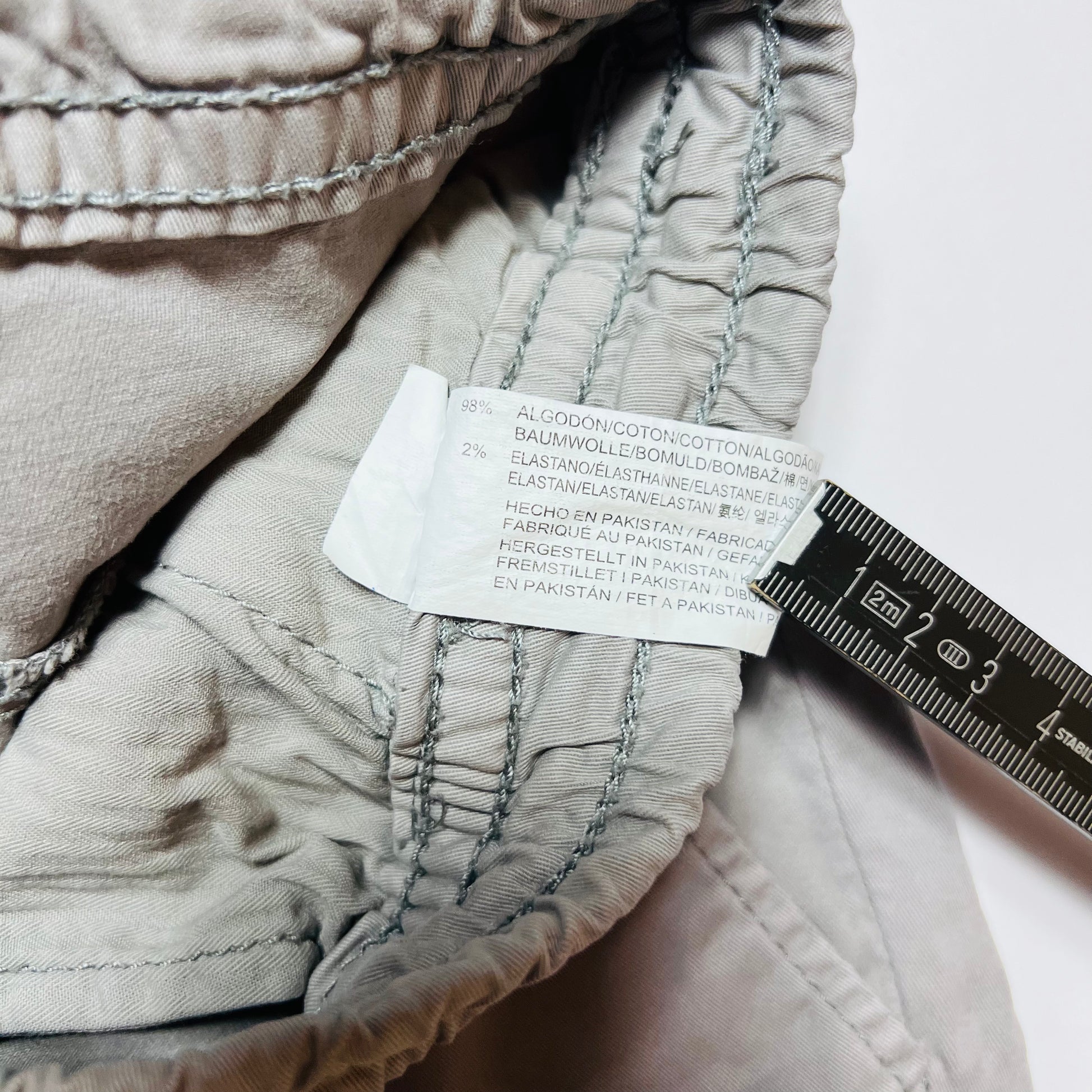 ZARA Gray Cargo Pants L - Cats on Stacks VNTG