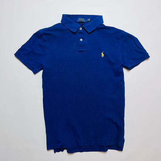 Ralph Lauren Slim Fit Blue Polo Shirt XS / S - Cats on Stacks VNTG