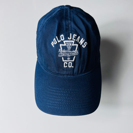 Vintage Ralph Lauren Polo Jeans Strapback Cap - Cats on Stacks VNTG