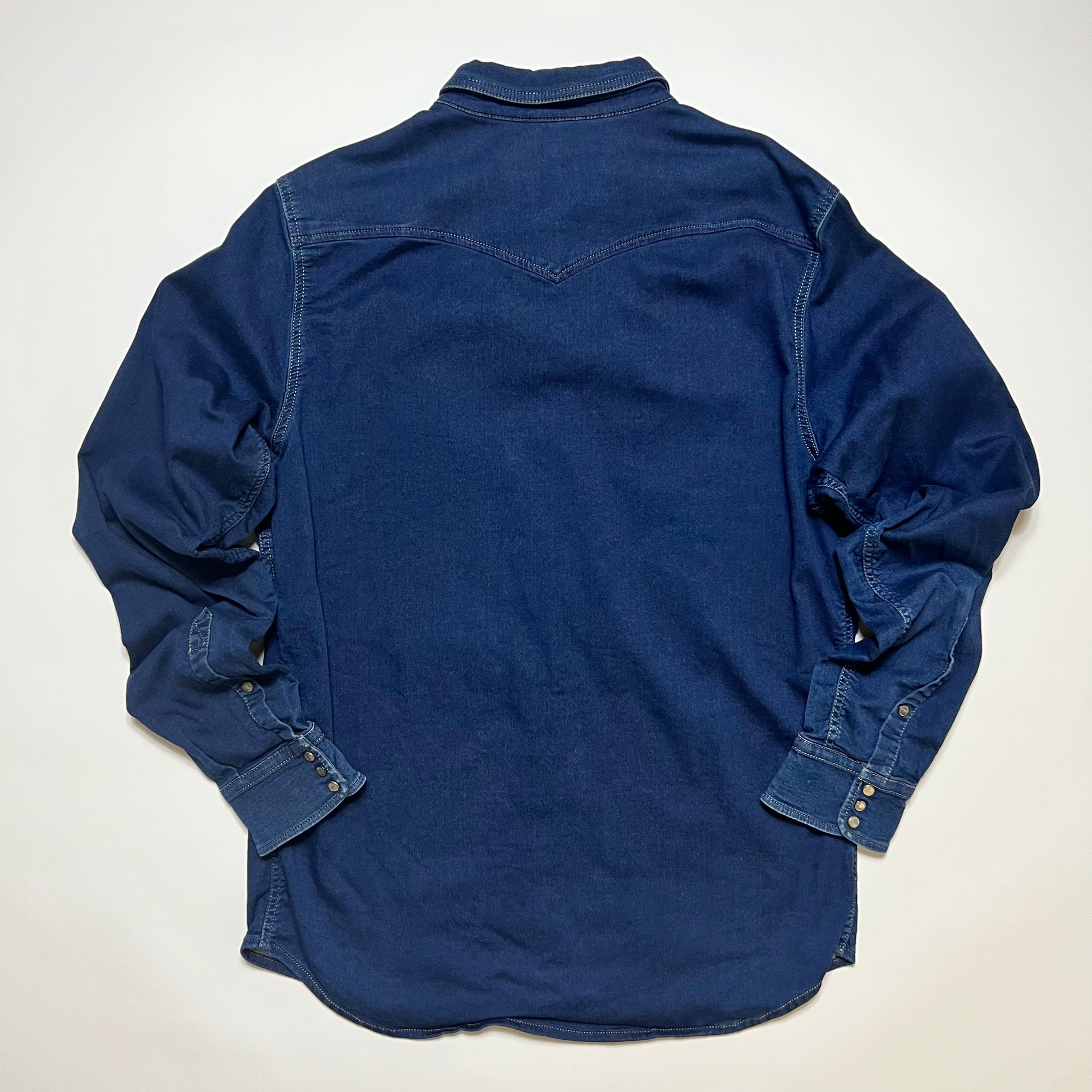Y2K Retro Diesel Western Jeanshemd Shirt blau L - Cats on Stacks VNTG