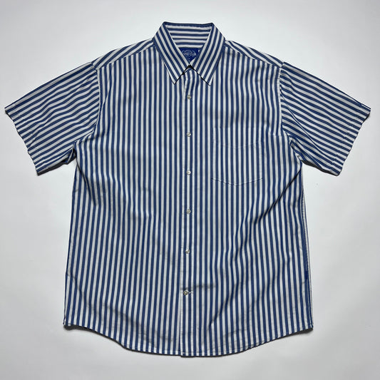 Retro Nautic Club Striped Hemd Shirt blau L / XL - Cats on Stacks VNTG