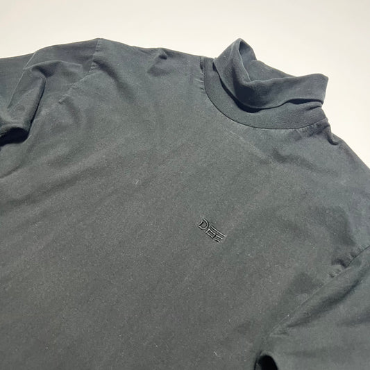 DEE Vintage Rollkragen Longsleeve Turtleneck Shirt schwarz S / M - Cats on Stacks VNTG