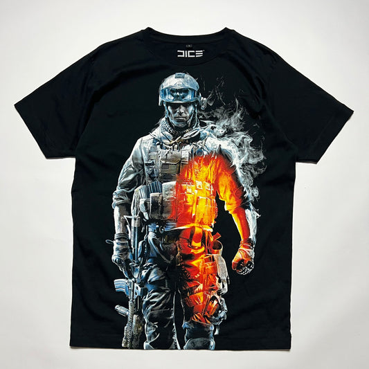 Battlefield 3 Gaming Promo T-Shirt schwarz M / L - Cats on Stacks VNTG