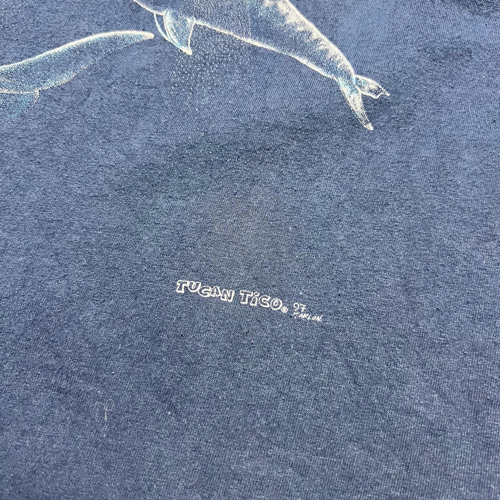 Vintage 1997 Costa Rica Vacation Deflin T-Shirt blau S / M - Cats on Stacks VNTG