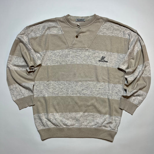 Vintage Enzo Lorenzo Sport 1928 Pullover beige L / XL - Cats on Stacks VNTG